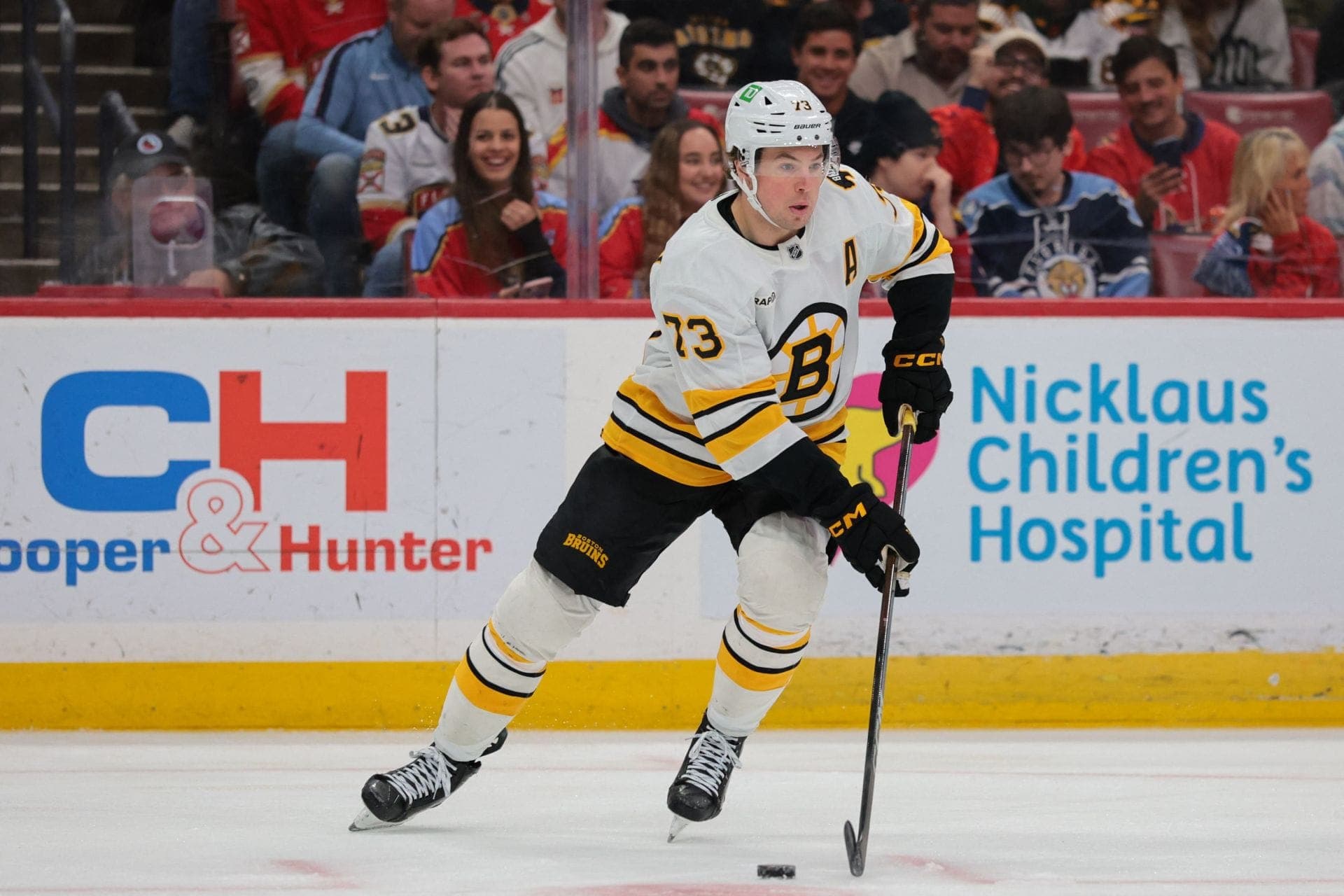 Charlie McAvoy recalls his face being bloodied suffering a nasty cut at the Olympics