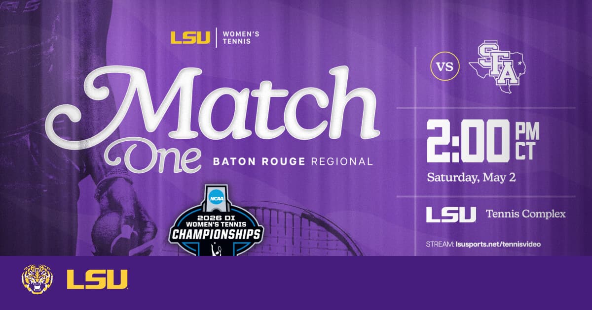 No. 10-Seeded LSU Opens NCAA Regional Against Stephen F. Austin – LSU