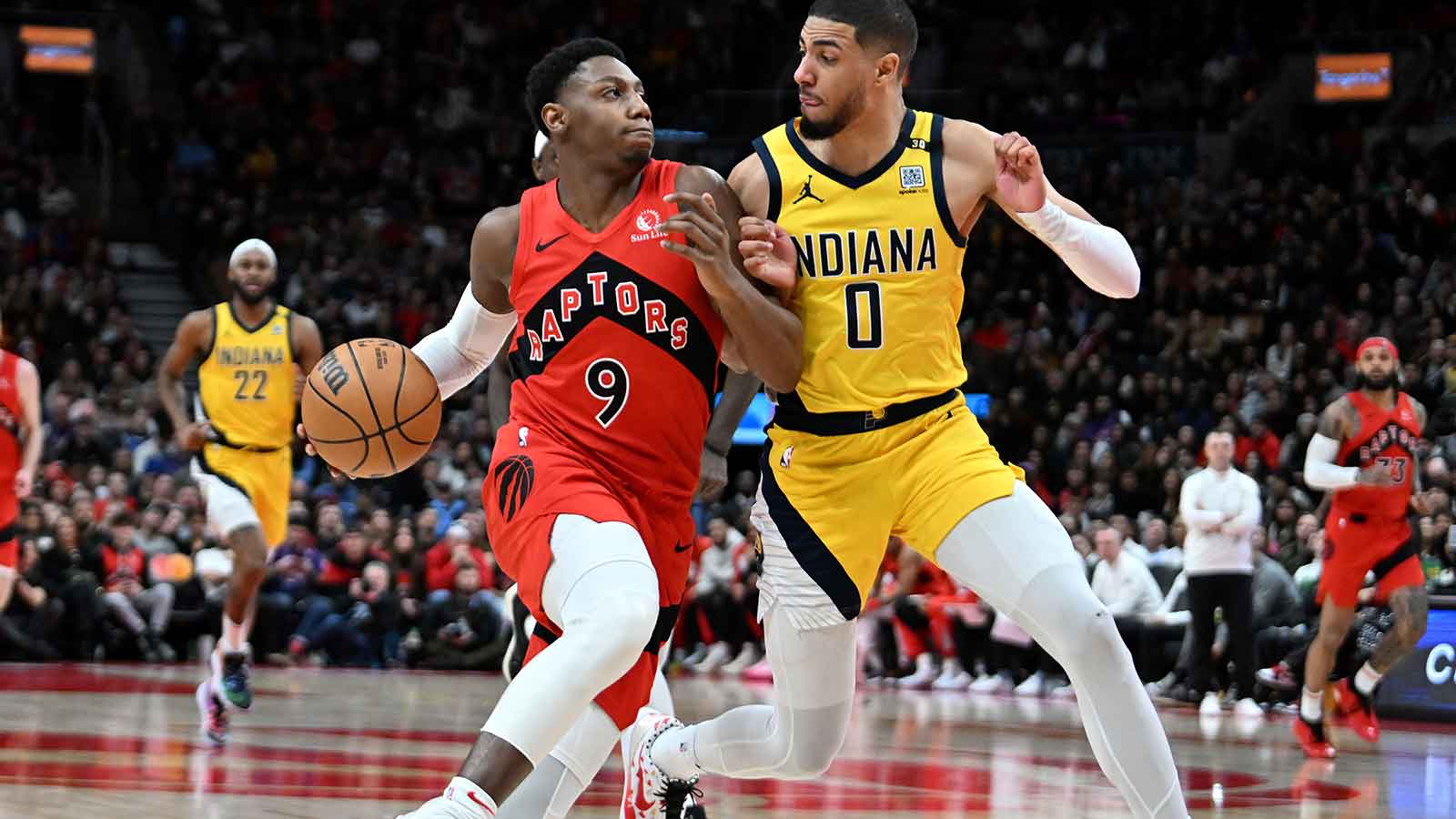 Raptors news: Tyrese Haliburton drops epic reaction to RJ Barrett's game-winner vs. Cavs