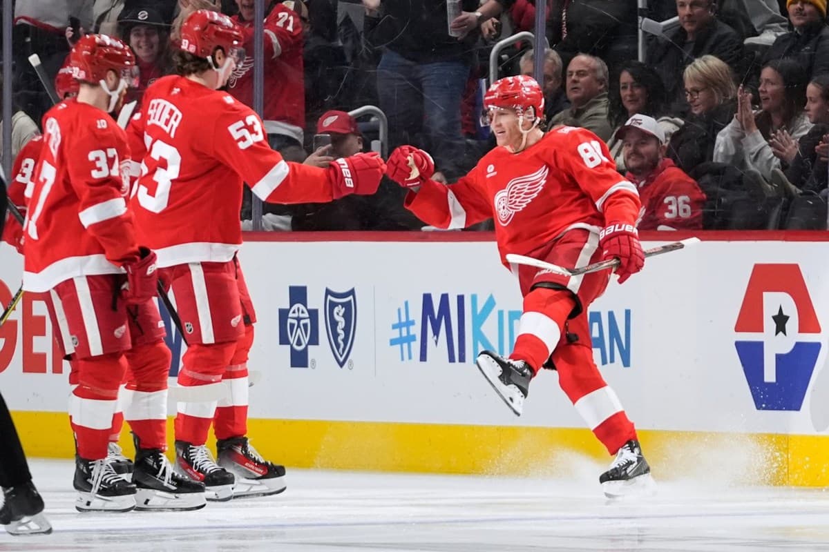 NHL roundup: Kane scores twice to lead Red Wings to 5-2 win over Flames - Richmond News